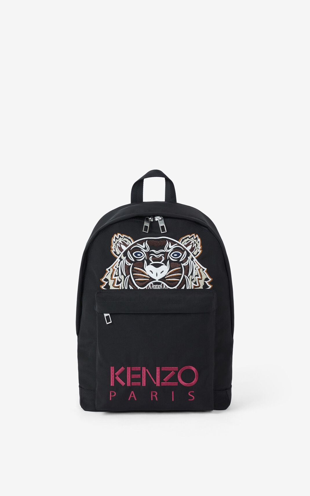 Sac À Dos Kenzo Toile Kampus Tiger Femme Noir | RNFL-91320